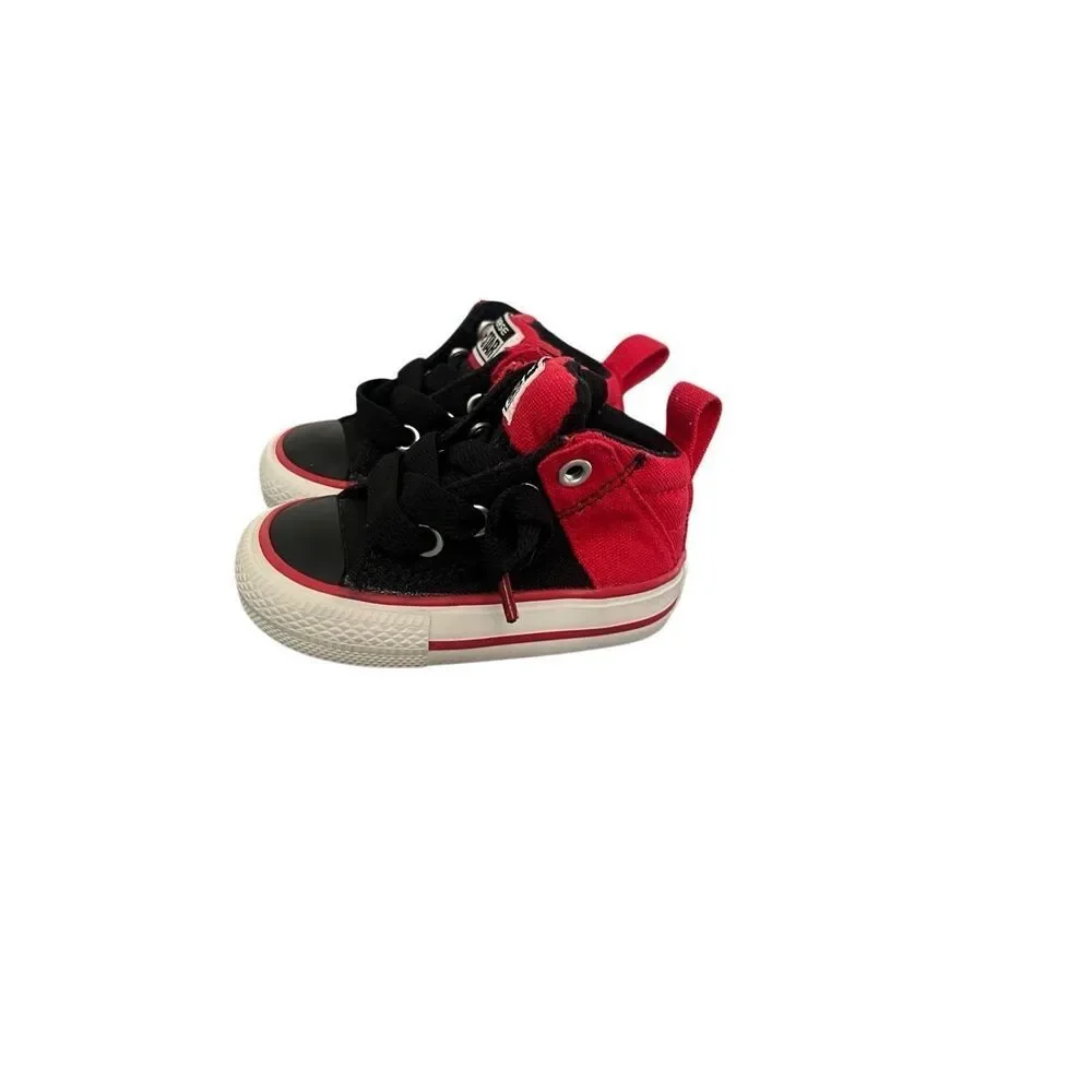 Converse Red and Black‎ Shoes Size 2